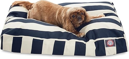 Miniatura 48 de Majestic Pet Cama mediana para perro, rectangular, poliéster, lavable, 36x29x4 pulgadas, amarillo Negro -,Negro (espuma viscoelástica