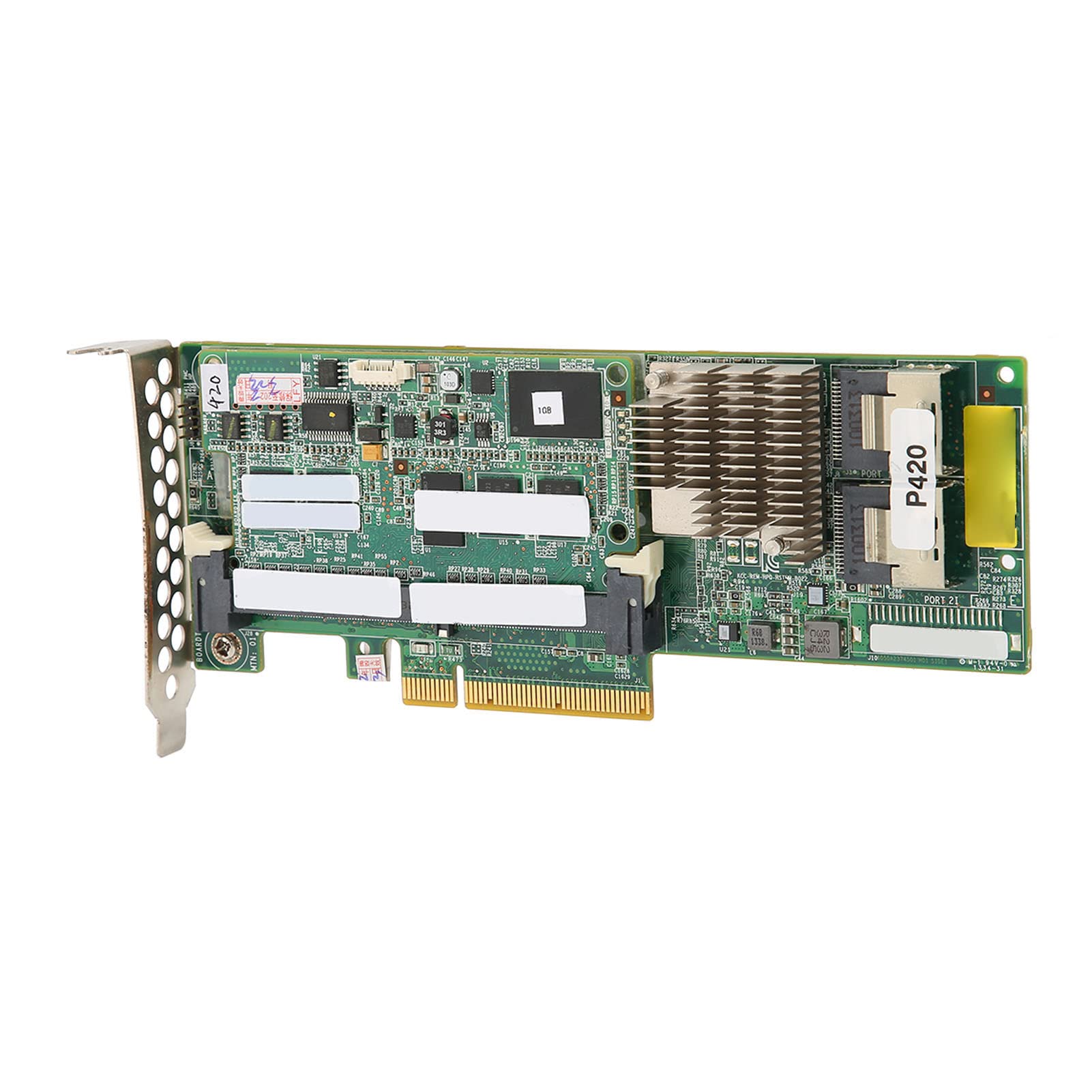 Generic Scheda Array Server P420 Adattatore di Archiviazione Avanzato Ad Alte Prestazioni per ProLiant Gen8 Durevole 1 GB FBWC 6 GB 2 Porte