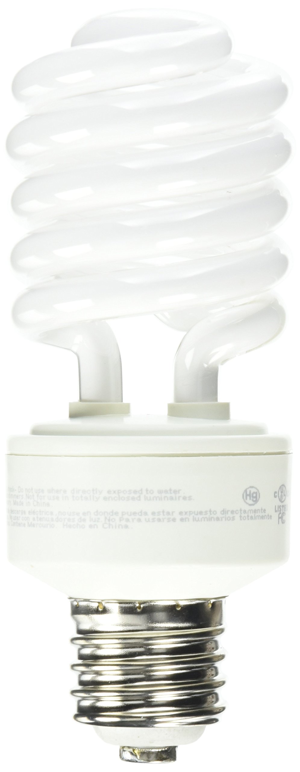 TCP CFL Spring Lamp 150W Equivalent, Daylight White (5100K) MOGUL