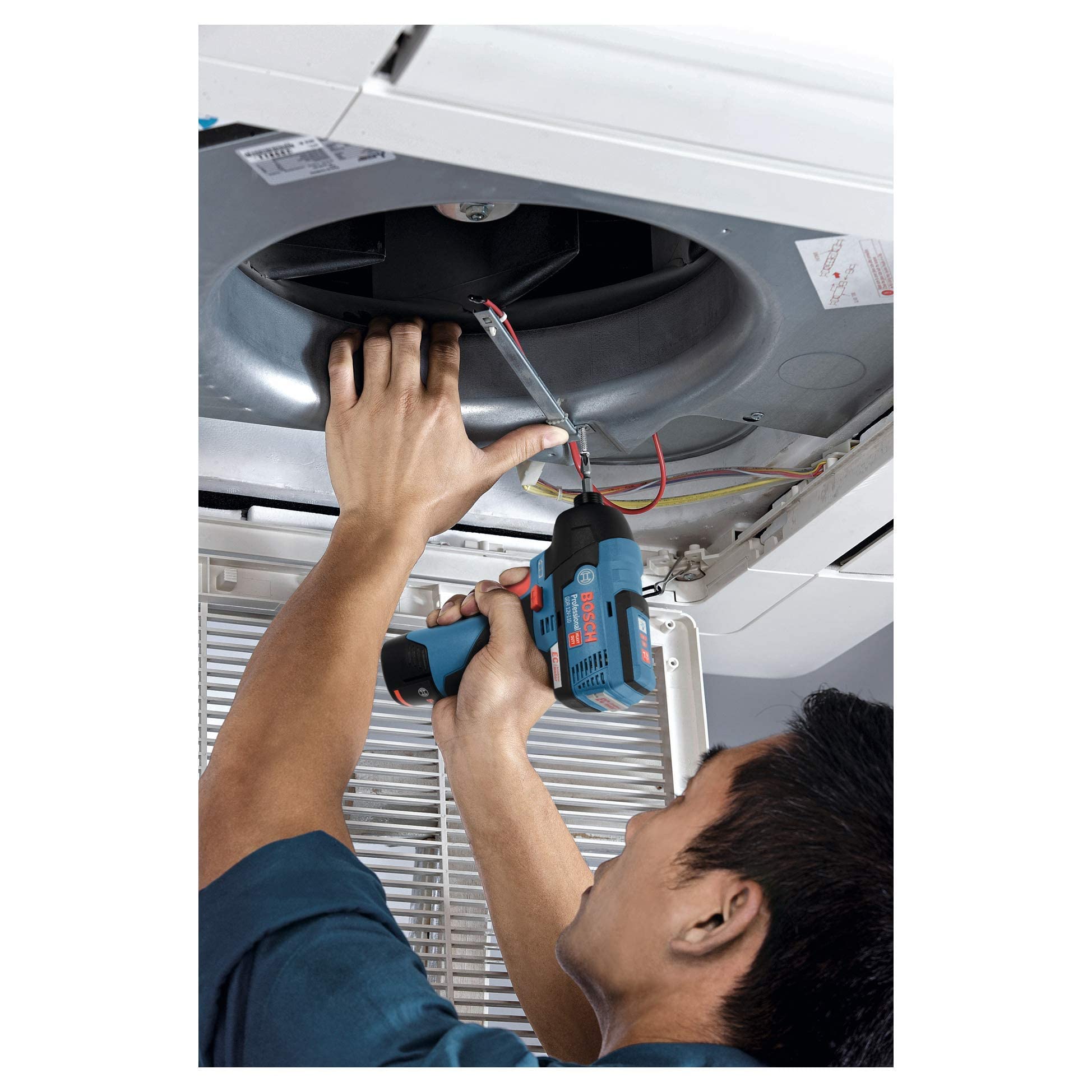 Avvitatore A Batteria Bosch Professional GDR 12V-105 Con Batterie E L-Boxx - Foto 8