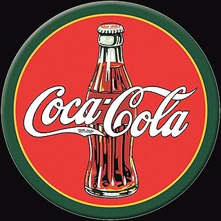 Coca-Cola 30's Bottle Logo Refrigerator Magnet - Funny Magnets for Office, Home & School - Made in The USA
