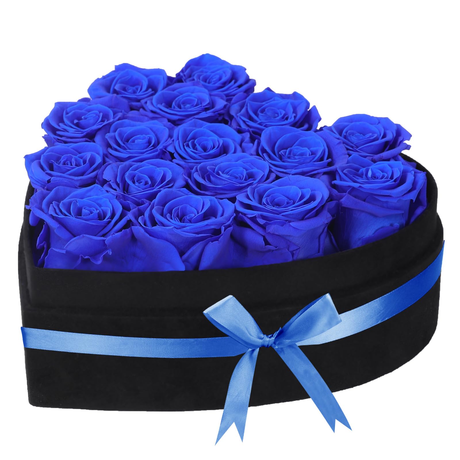 Amazon.com: woyoo Luxury Forever Real Roses in Suede Box - 16