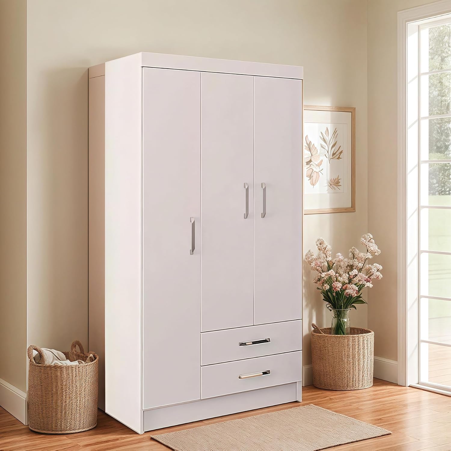TRIUMPHKEY K8 Wardrobe Closet in a room setting