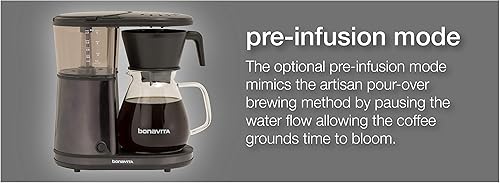 Miniatura 7 de Cafetera digital Bonavita BV1500TD para 5-tazas acero inoxidable BV1500TS Acero inoxidable