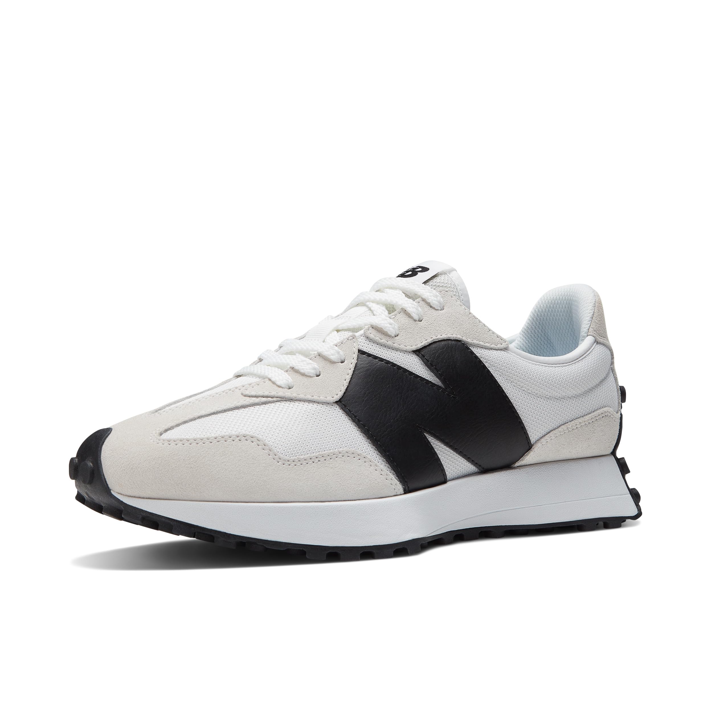 New Balance Men's White 327 ' Black'