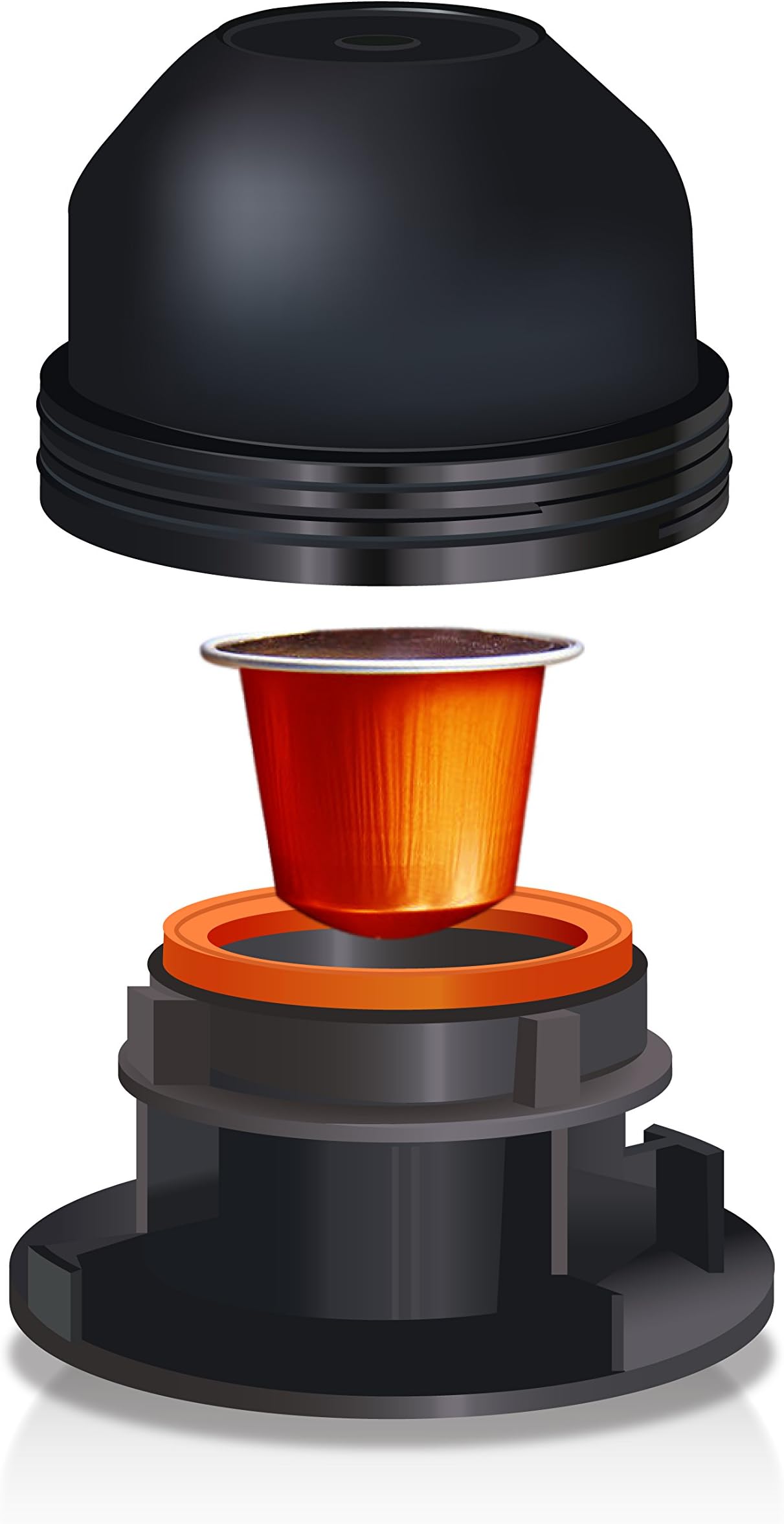 Pressopump Nespresso Capsule Pod compatible Adapter