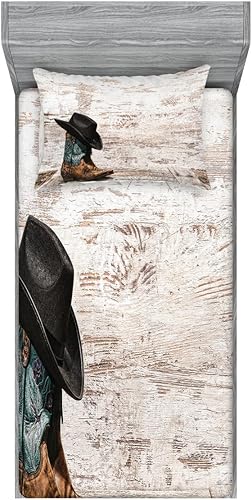 Miniatura 181 de Ambesonne Juego de sábanas bajeras y fundas de almohada, diseño retro de los videojuegos con botones de joystick vintage de los años 80 y 90, diseño