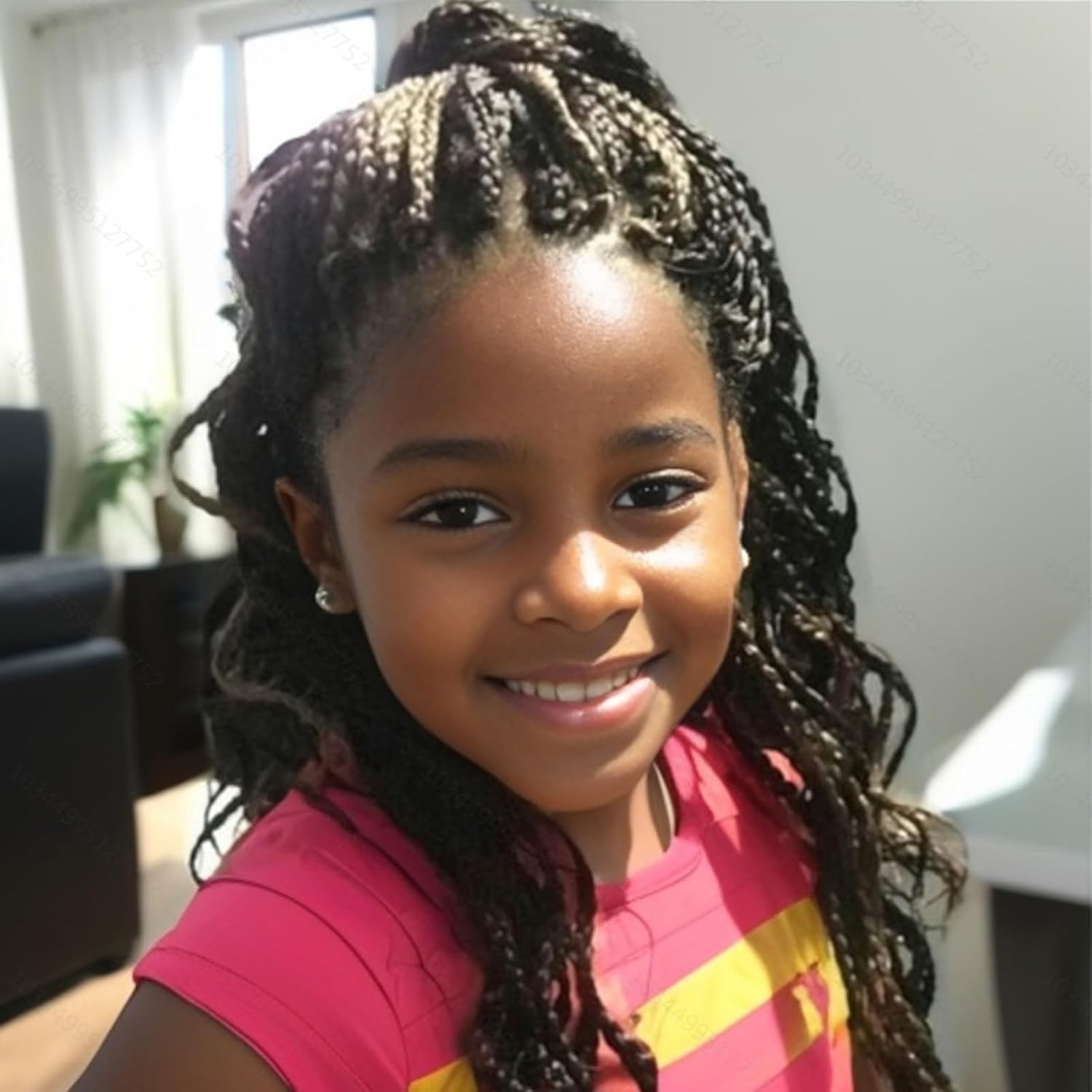 150 Strands Goddess Box Braids Crochet Hair Curly Braided Crochet Box Braiding Hair 14 Inch 3X Pre Looped Box Braid Crochet Braids Extensions 5 Packs Wavy Crochet Hair for Black Women