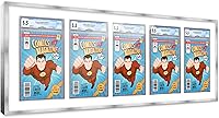 Vista 26 de Poster Palooza Marco de cómic con paspartú para 2 cómics CGC, CBCS o PGX Graded Comics – Marco de cómic negro para cómics de 8.125 x 13 pulgadas