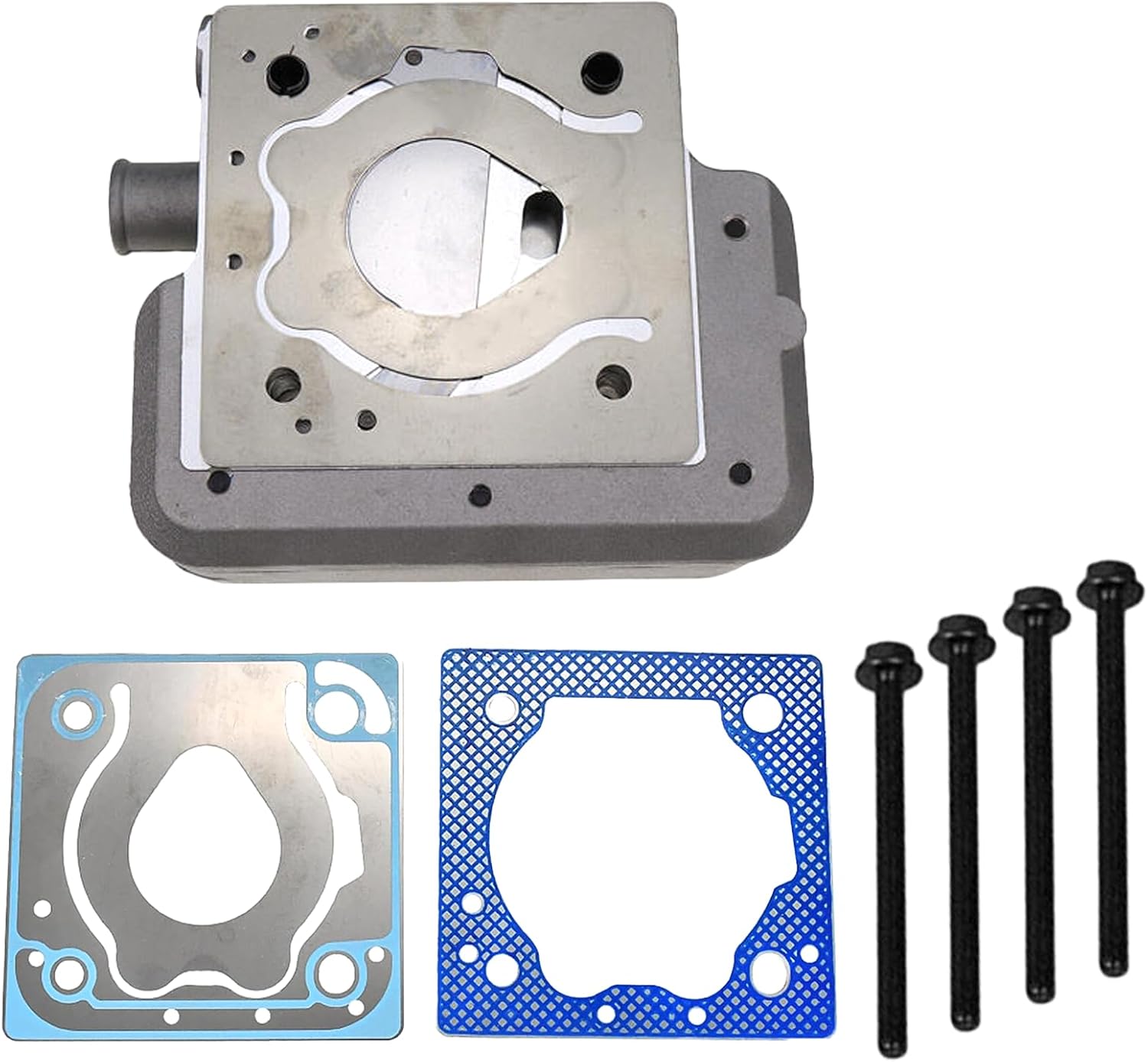 3689649/3694530 / 911 153 027 0/4337585 Air Brake Compressor Cylinder Head Compatible with Cummins CUMMINS ISX15 / QSX15