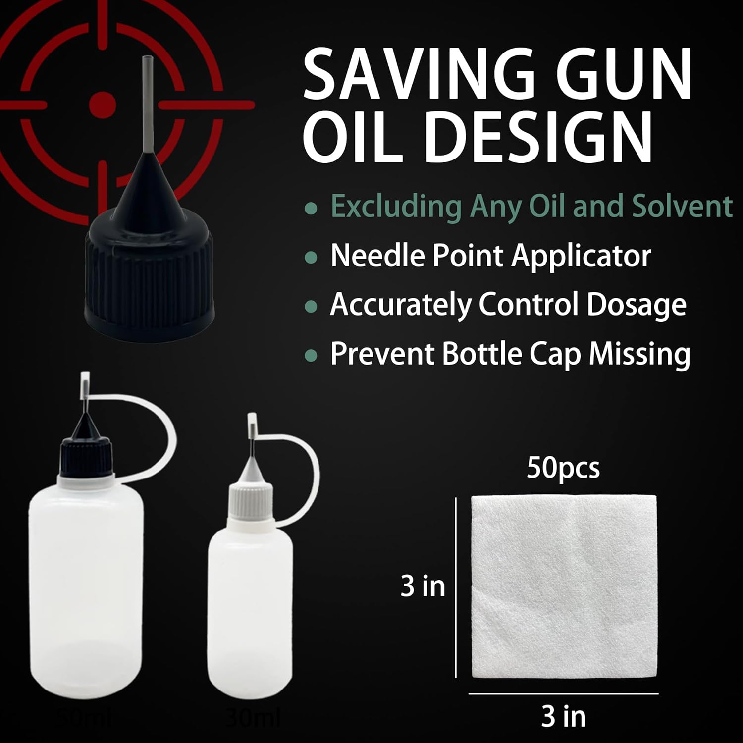 Universal Gun Cleaning Kit with Brass Rods, Bore Brushes, Mops, Oil Bottles & Cleaning Tools – Rifle, Shotgun, Handgun Cleaning Set for All Calibers – Portable Hunting Gun Maintenance Gear