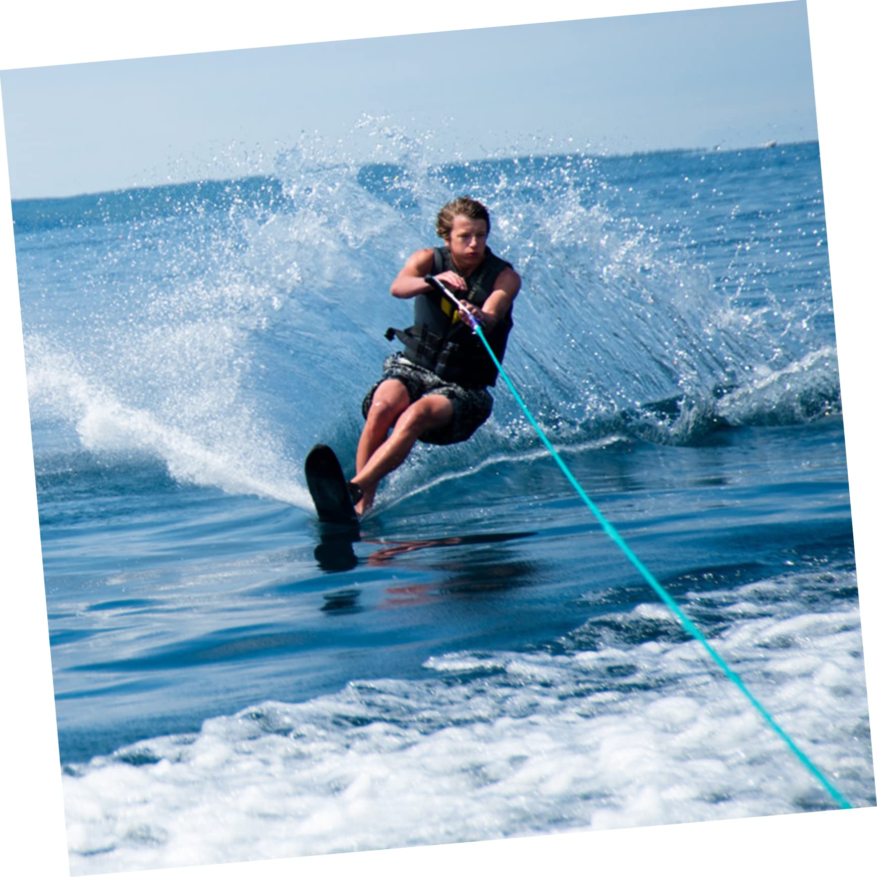 FAVOMOTO Wasserskiseil Für Wakeboard Und Wasserski Schleppseil Mit Griff Geeignet Für Wassersportaktivitäten Wie Kneeboarden Und Wakeskaten