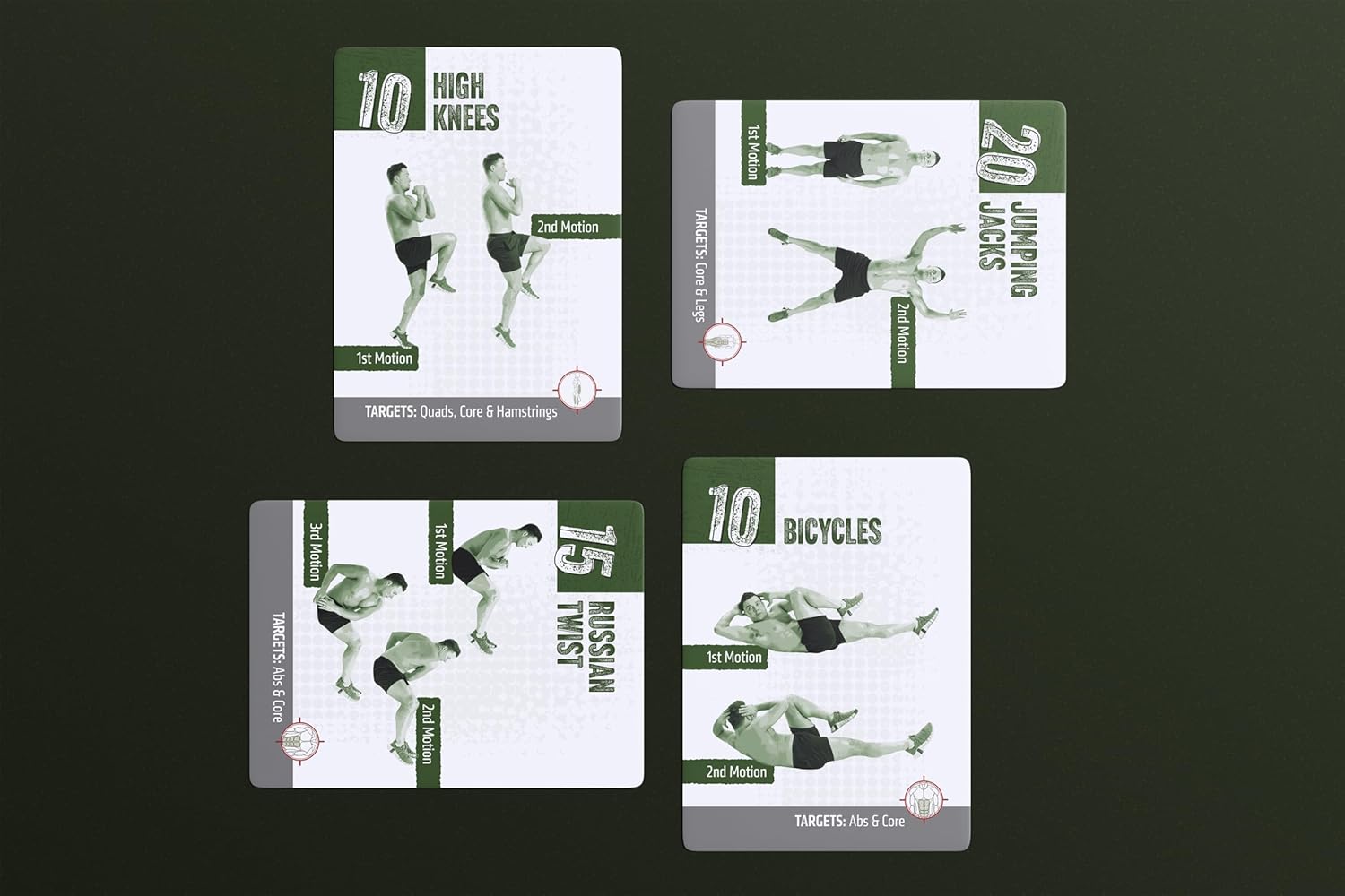 Workout Cards Deck of Death (Fitness Trifecta Bundle)