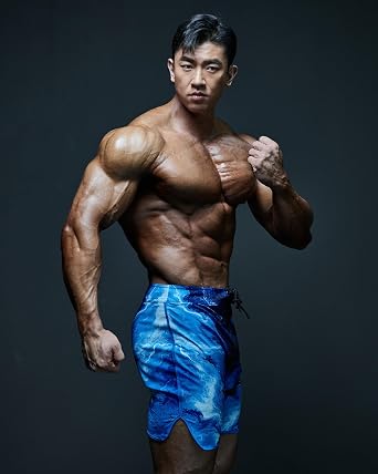 FIED IFBB 15inch Mensphysique Board-Shorts Posing Trunks Competition NPC Summer