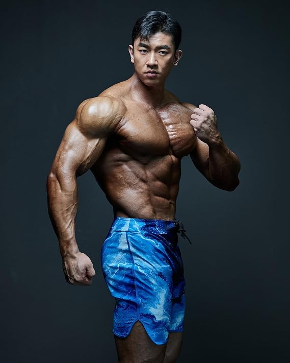 FIED IFBB 15inch Mensphysique Board-Shorts Posing Trunks Competition NPC Summer