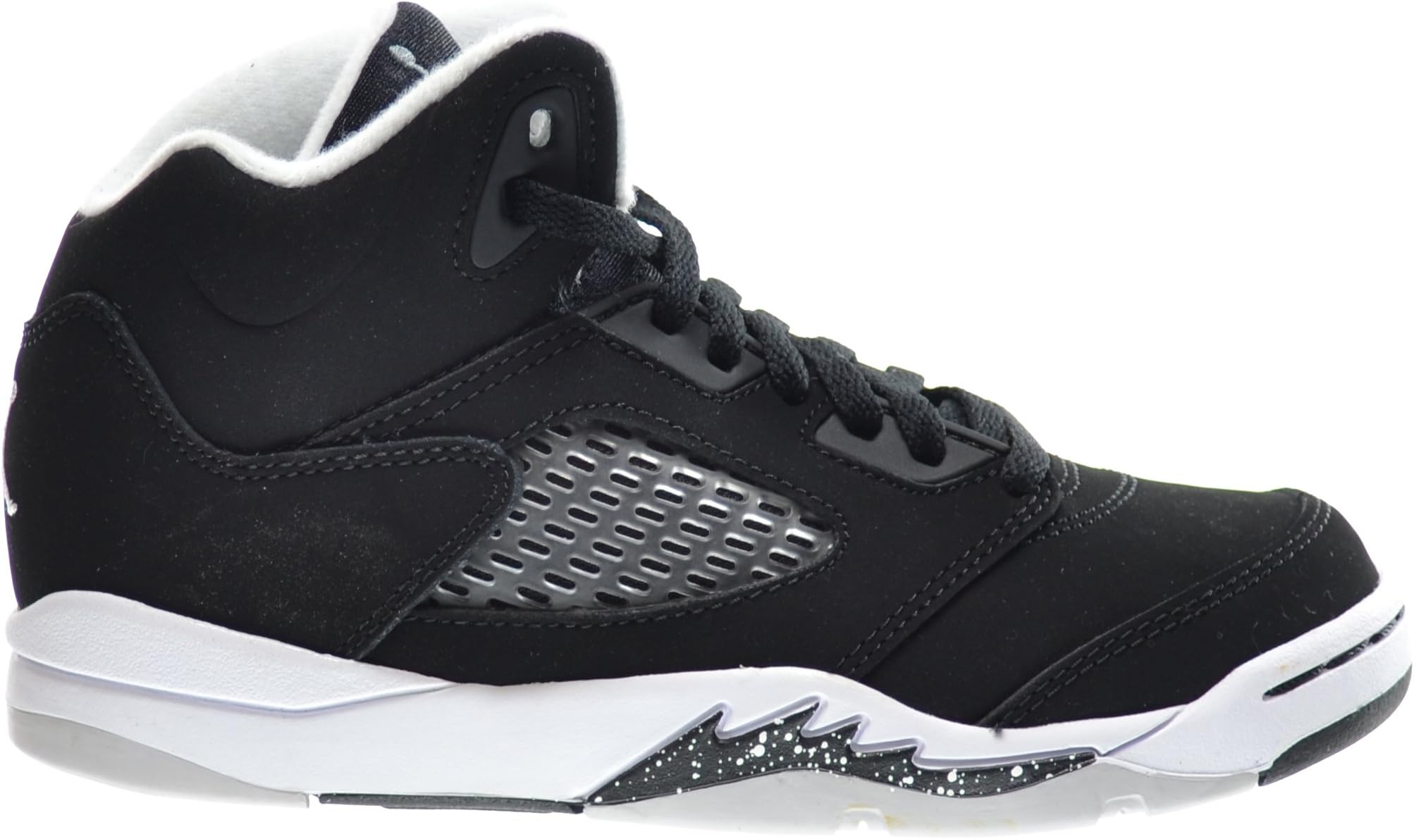 Jordan 5 Retro (PS) Little Kids Basketball Shoes Black/Cool Grey-White 440889-035