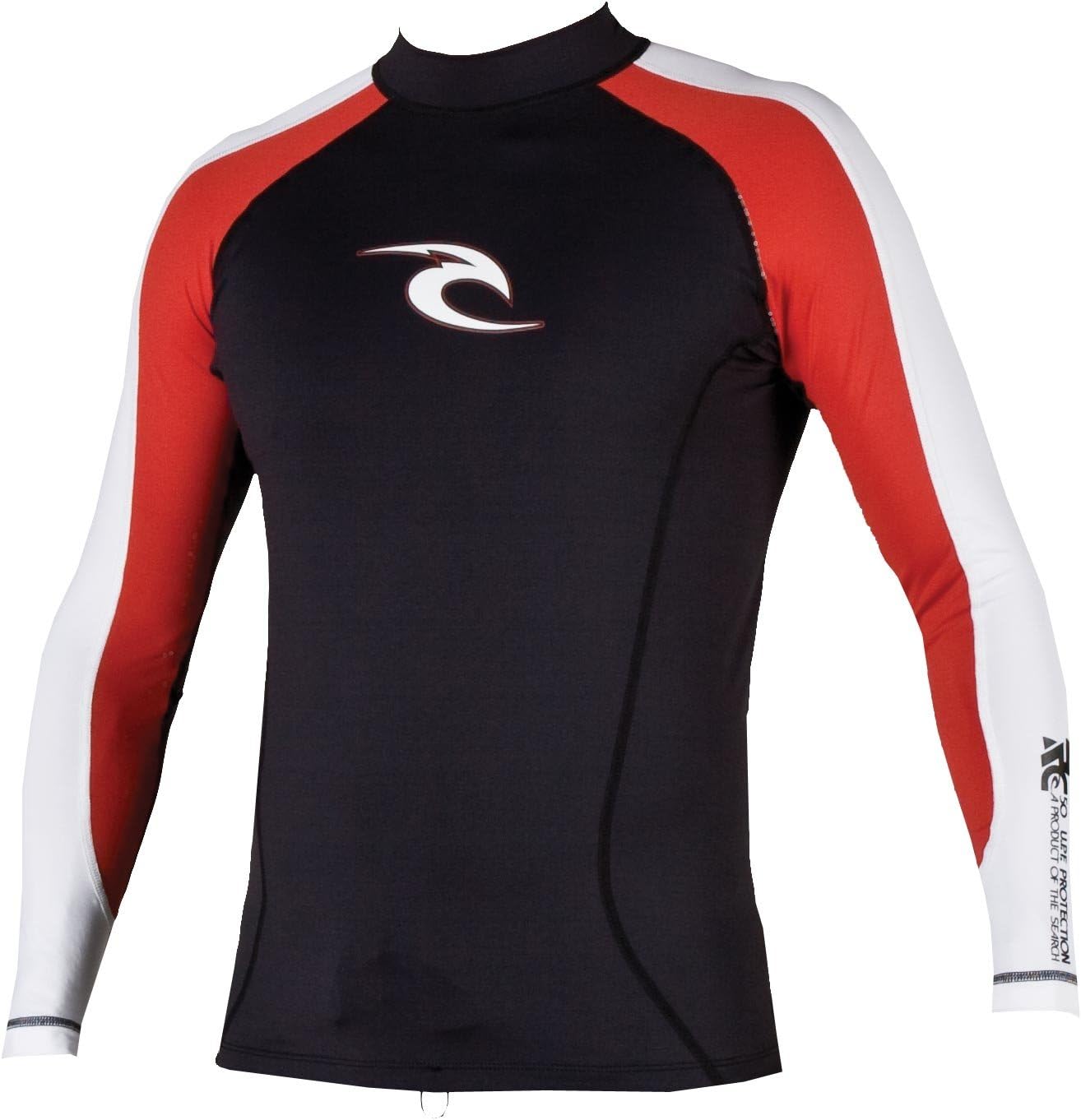 Rip Curl Classic Long Sleeve Wave Rash Guard (Navy/White, X-Large)