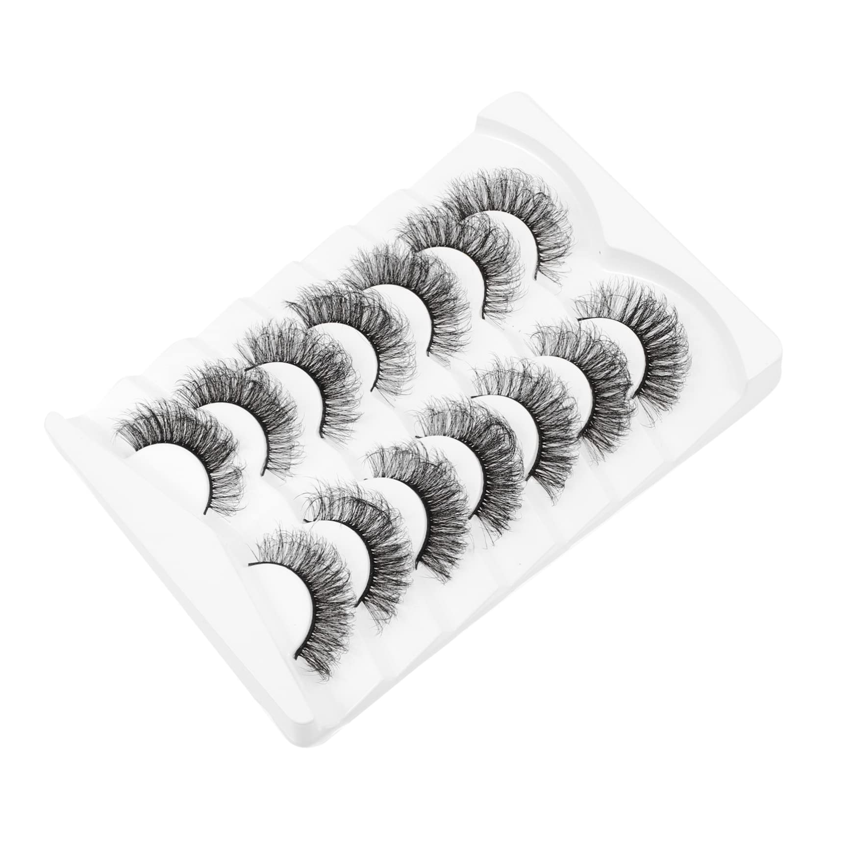 1 Box 3D False Eyelashes Fashion Extension Eyelashes Eye Makeup Tool False Eyelashes for Girls Makeup False Eyelashes Imitation Mink Black