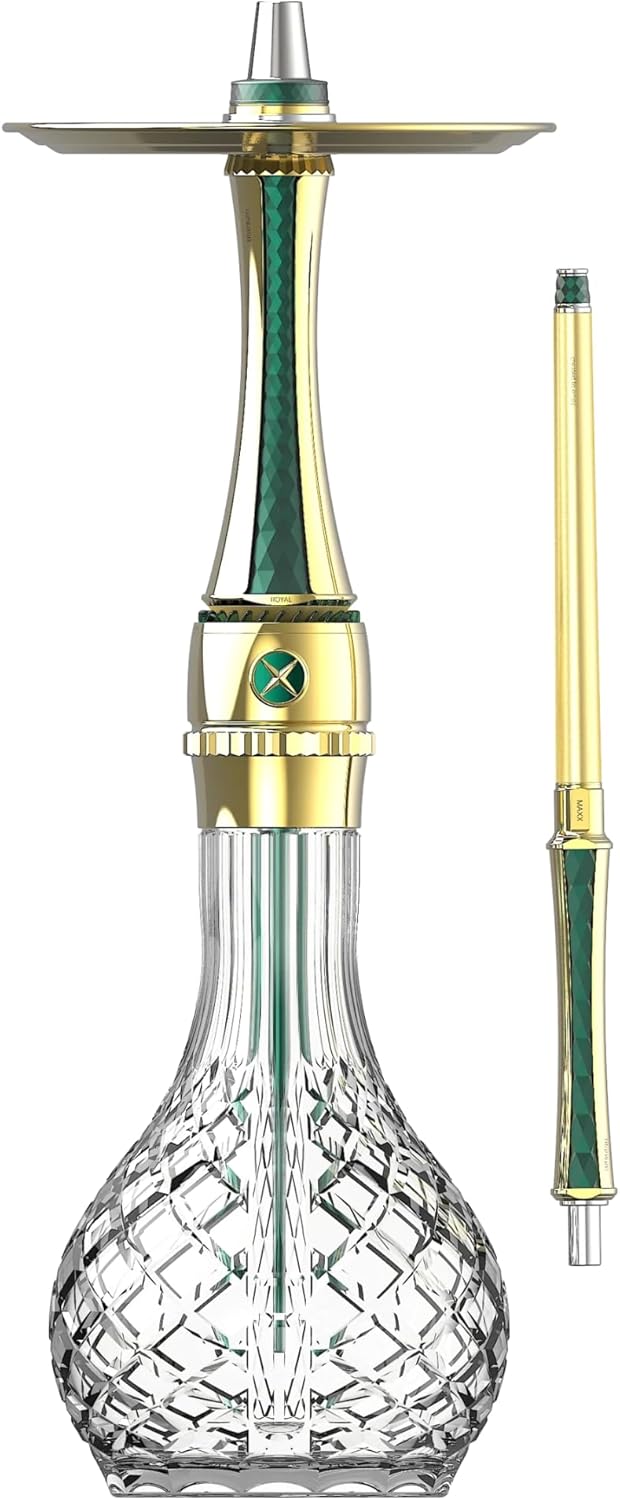Maxx Royal Hookah Emerald Gold