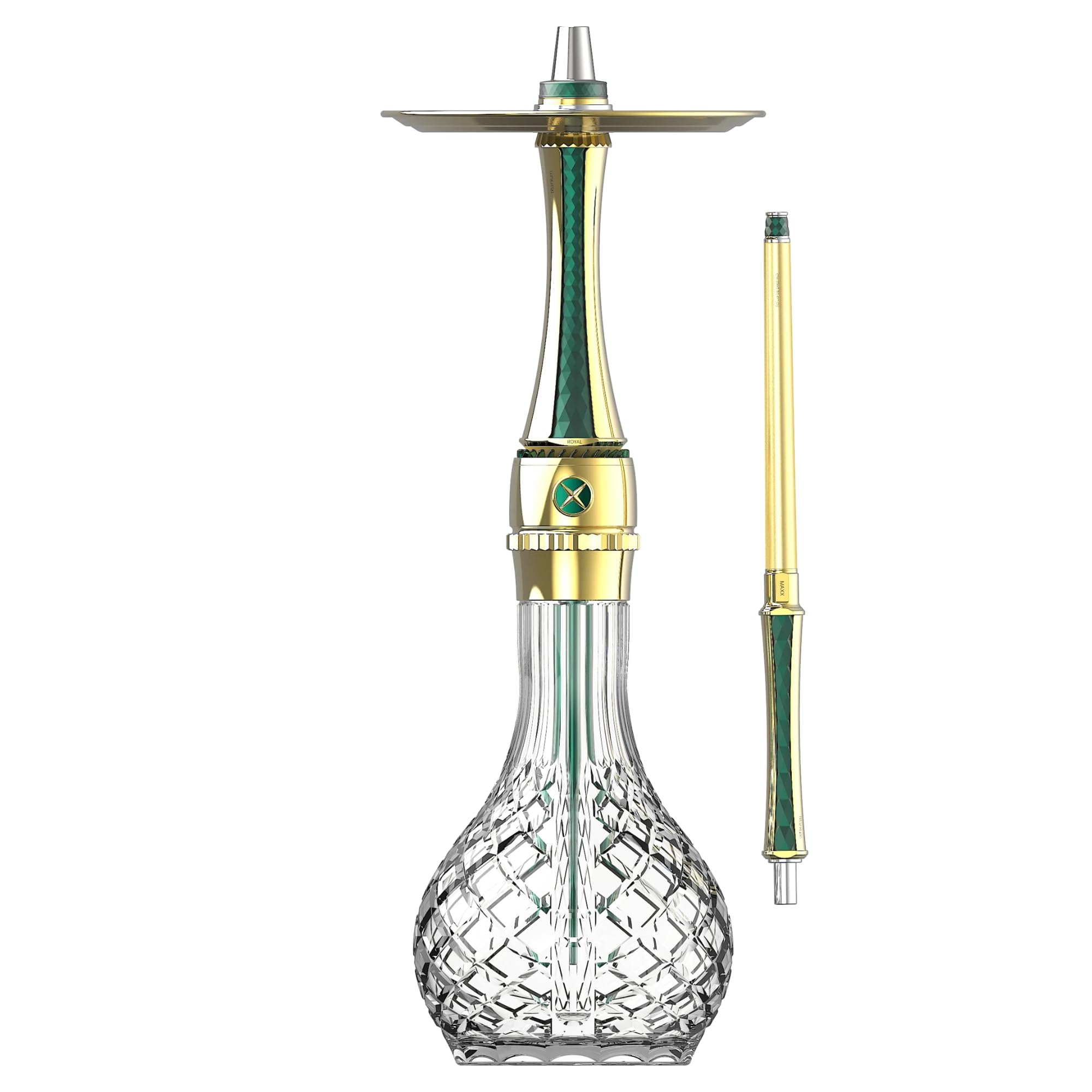 Maxx Royal Hookah Emerald Gold