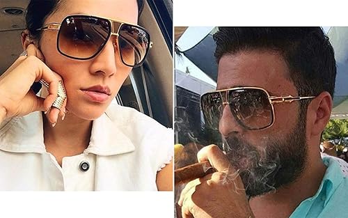 Miniatura 6 de Gobiger - Lentes de sol estilo aviador para hombres, lente con 100% protección UV, marco de aleación con estuche