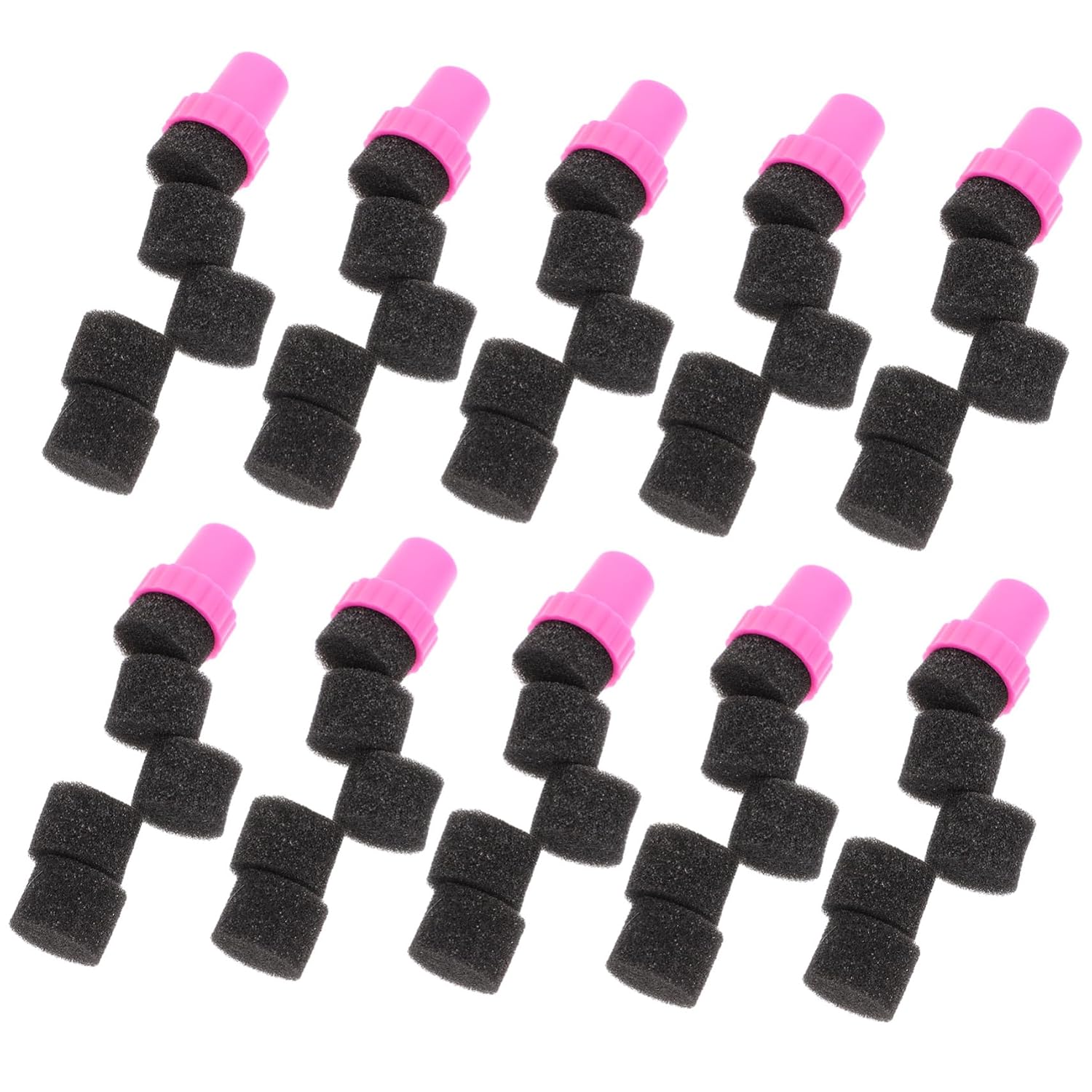 Gradient Sponge Blocks for Nail Art 10pcs Manicure Tool Set Nail Stamper Sponge for Professional DIY Use for Achieving Gradient Effects