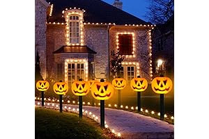 Halloween Decorations Outside Set Glow Through The Night