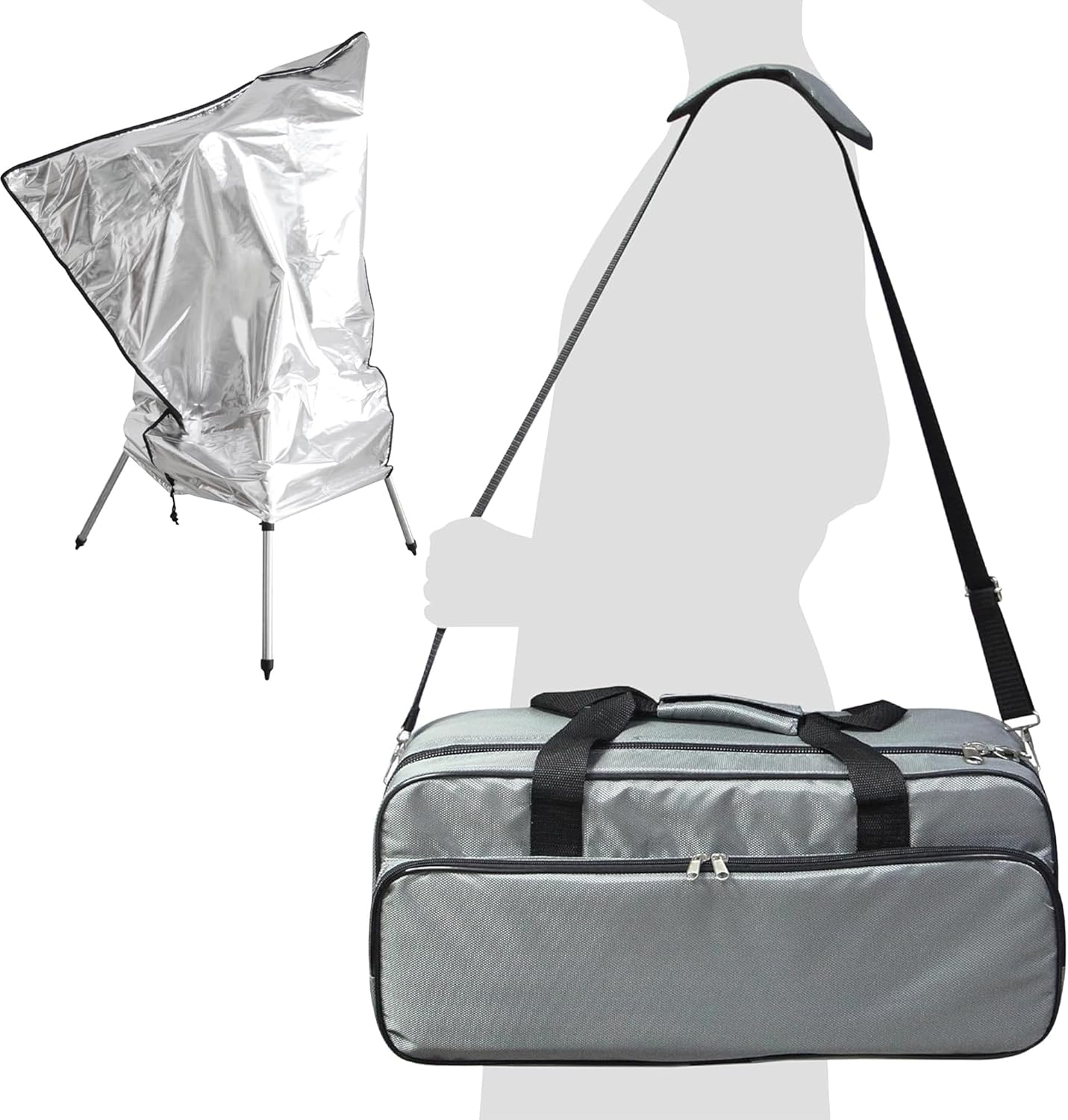 Astromania Protective Telescope Cover with Fixing Strap, Diameter 23.8" - Bundle with - Transport Bag