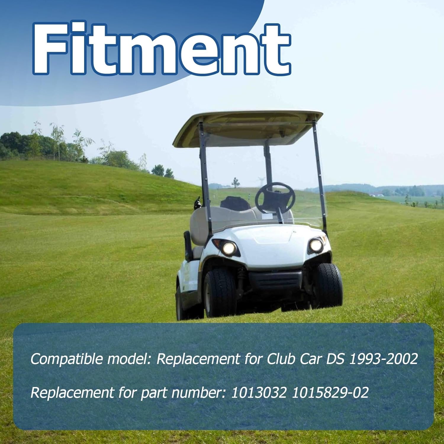 WFLNHB Golf Cart Access Panel Replacement for Club Car DS 1993-2002