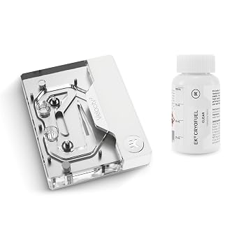EK Quantum Velocity 2 AM5 CPU Water Block, D-RGB, White Edition, 3.46" L x 1.3386" W x 1.34" H, Desktop Compatible