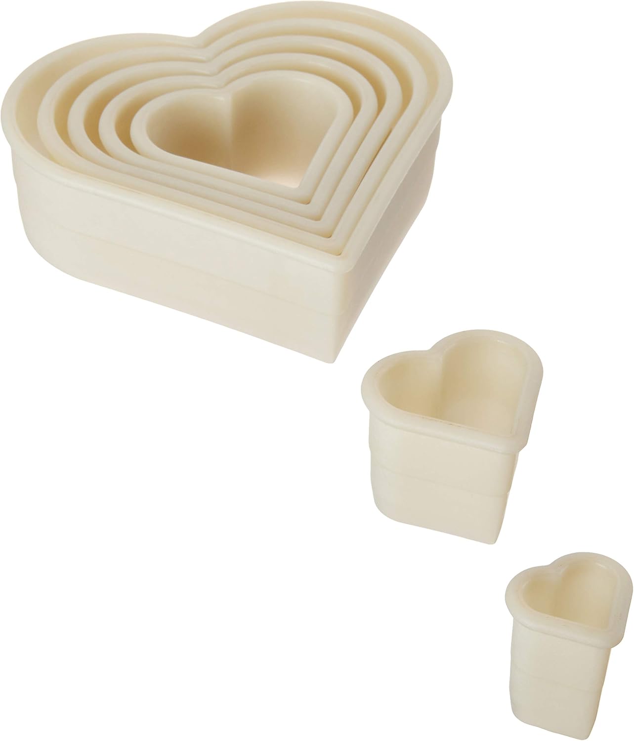 Mercer Culinary 7-Piece Heart Plain Nylon Cutter Set