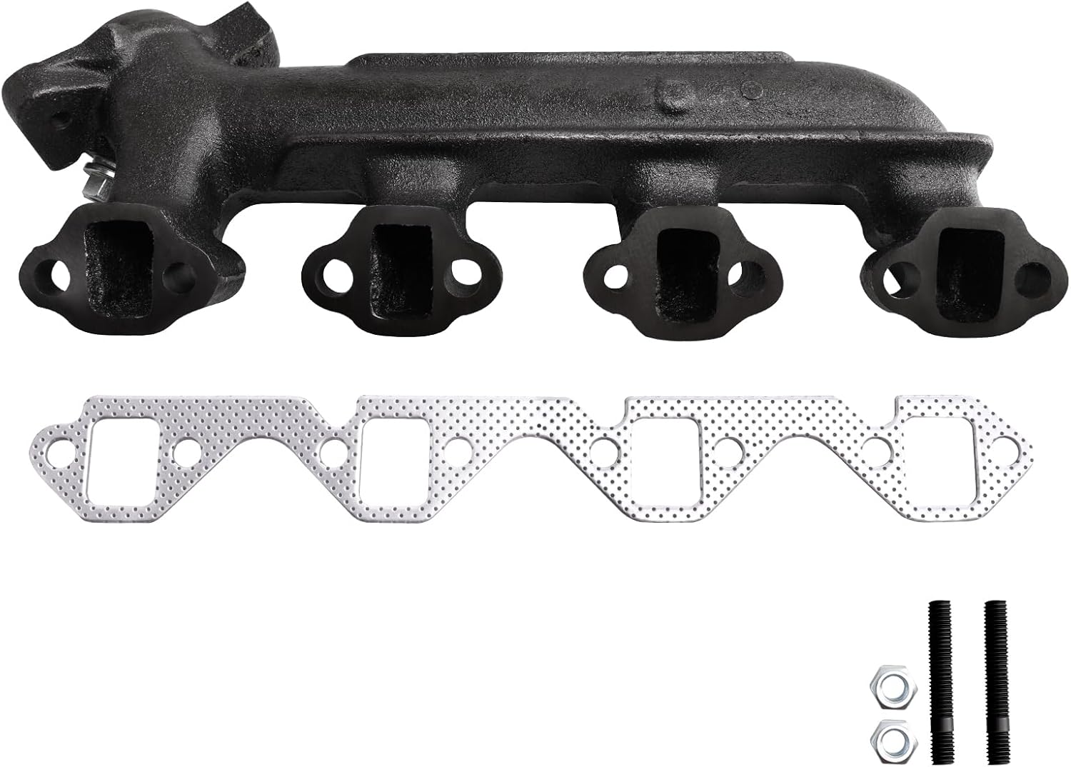 Exhaust Manifold Kit Direct Fit for 1986-1996 Bronco E-150 F-150 F-250,1986-1991 E-250 & Ltd crown victoria 5.0L V8, OE: 674153 EPA