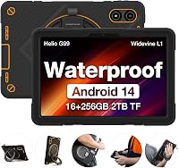 AGM PAD P2 Active Rugged Android 14 Tablet: IP68/IP69K Waterproof, 11" 90Hz FHD 480Nits, Helio G99, 16GB RAM, 256GB, 8000mAh, 4G LTE T-Mobile