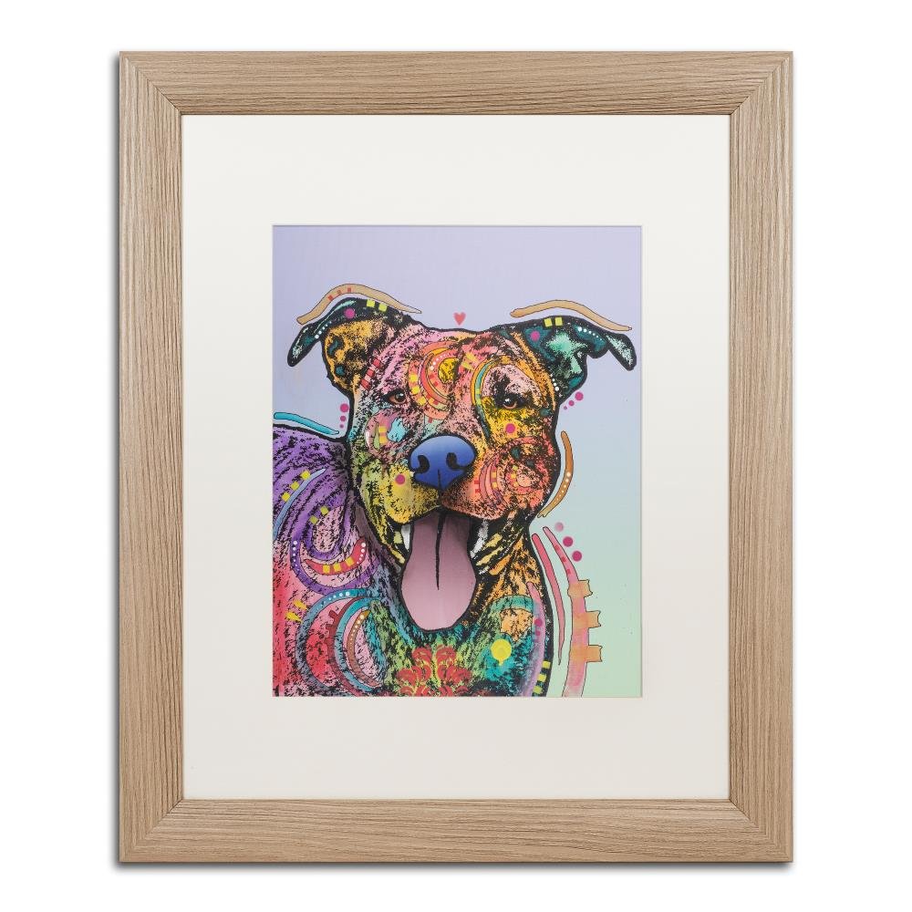 Zoey by Dean Russo, White Matte, Birch Frame 16x20-Inch