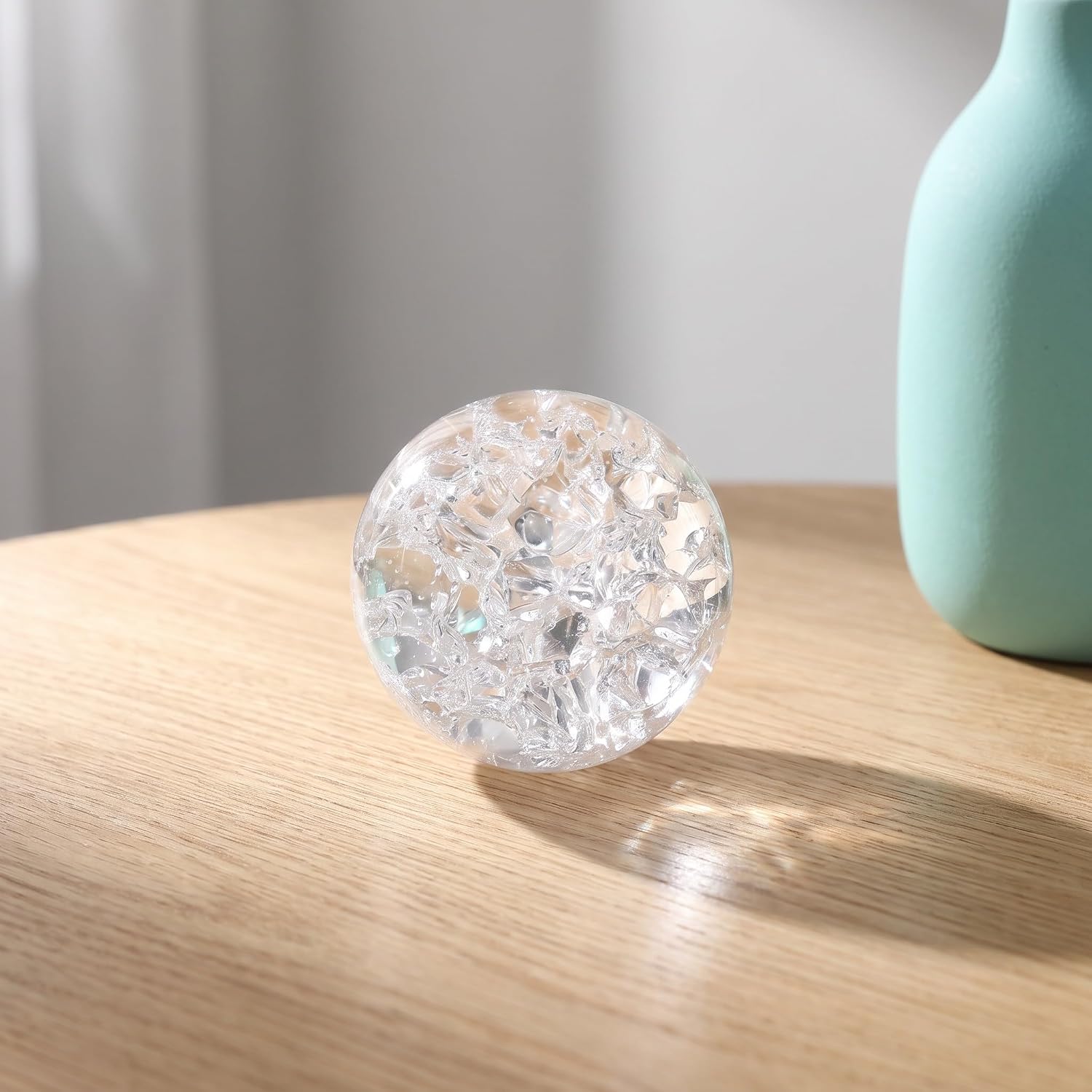 Zerodeko 2pcs Water Fountain Crystal Ball Spinning Replacement for Home
