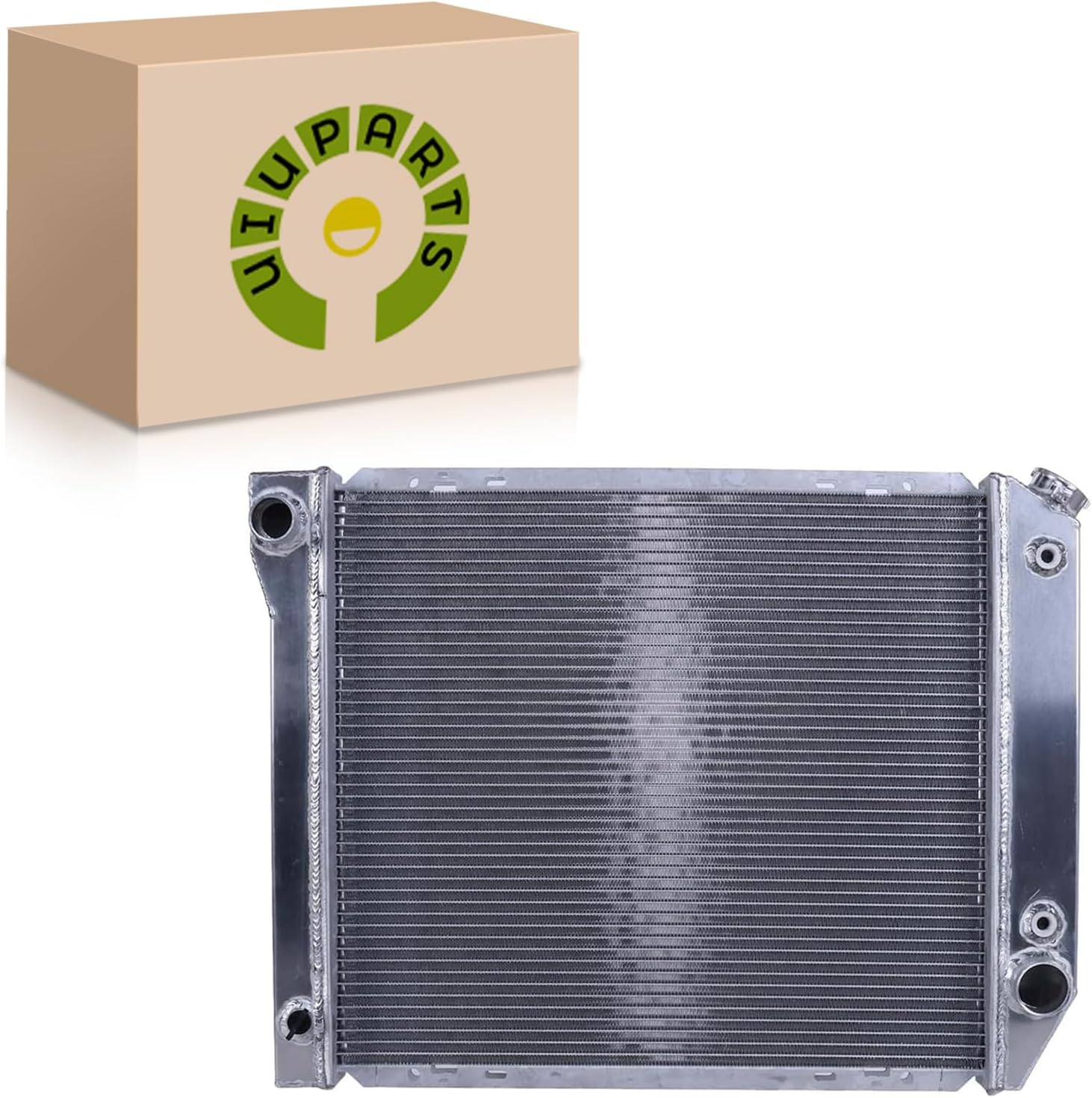 Engine Coolant Radiator with Transmission Oil Cooler Compatible with Ford F-150 4.9L 1980-1984,F-100 4.9L 1980-1983,Bronco 4.9L 1980-1984,F-250 4.9L 1980-1984,F-350 4.9L 1980-1984 Replace CU557