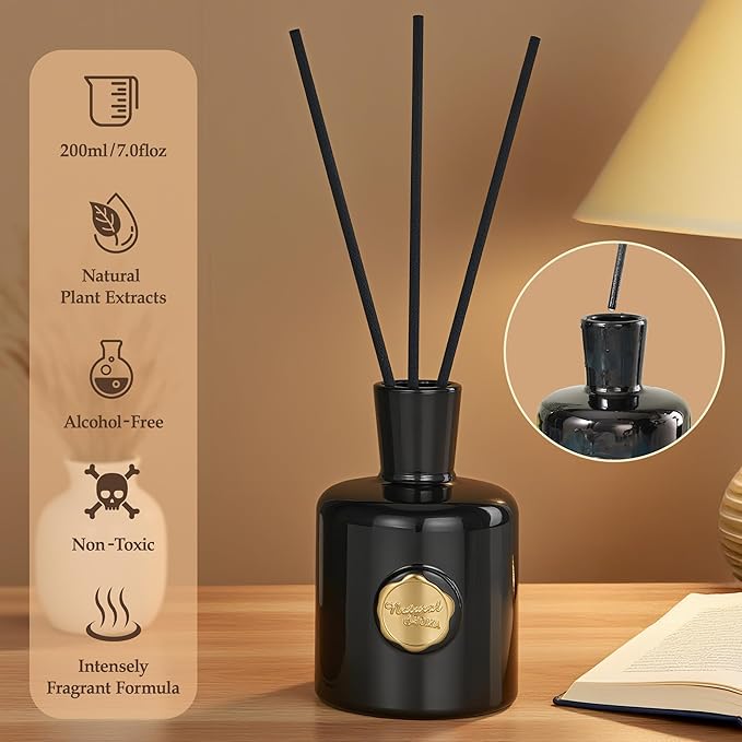 Difusor de Varillas XEPTLE Oud & Bergamot 7.04 oz miniatura 3