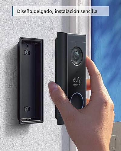 Miniatura 5 de eufy Security, kit de timbre de video con batería C210, 1080p, sin suscripción, Wi-Fi, vida útil de la batería de 120 días, detección AI, audio de 2