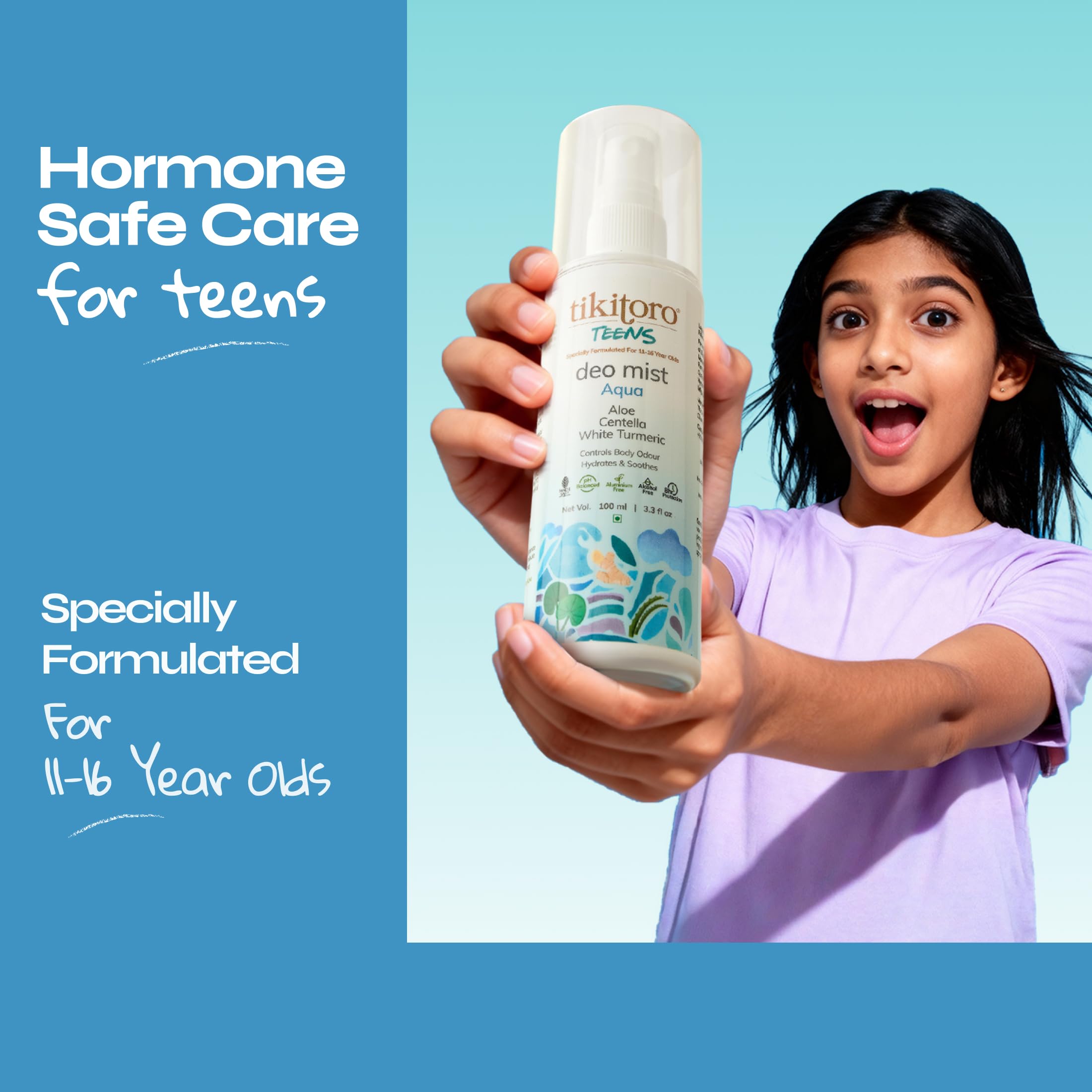 Tikitoro Teens Deo Mist - 8hr Freshness -7