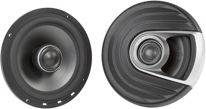 Polk Audio MM652 Monitor Series 6.5" Coaxial Speakers - Ultra-Marine Certified 2-Way Boat & Car Audio Speaker, 4040kHz Frequency Response, Titanium-Plated Woofer Cone & Terylene Dome Tweeter