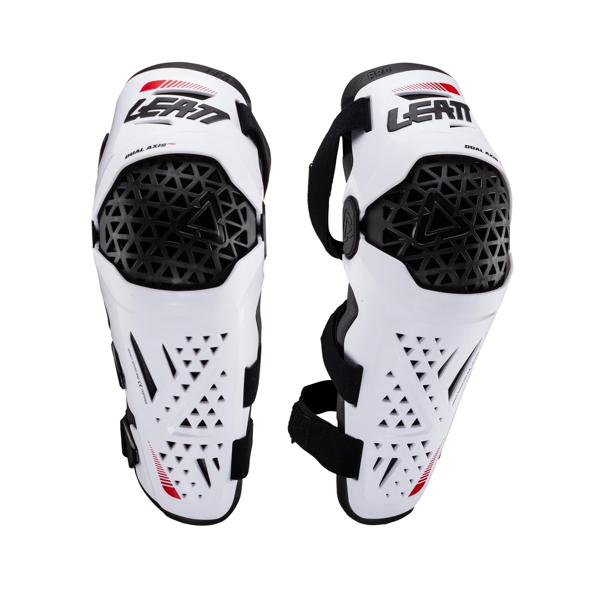Leatt Knee&SHIN DUAL AXIS PRO White L/XL KNIEPROTEKTOR
