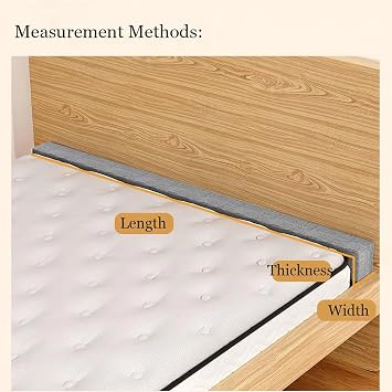 Custom-Made Mattress Extension Mattress Gap Filler Bed Gap Filler for Wall & Headboard Removable Cover Individual Size Bed Bridges Mattress Filling Pillow for King Size Queen Double Bed