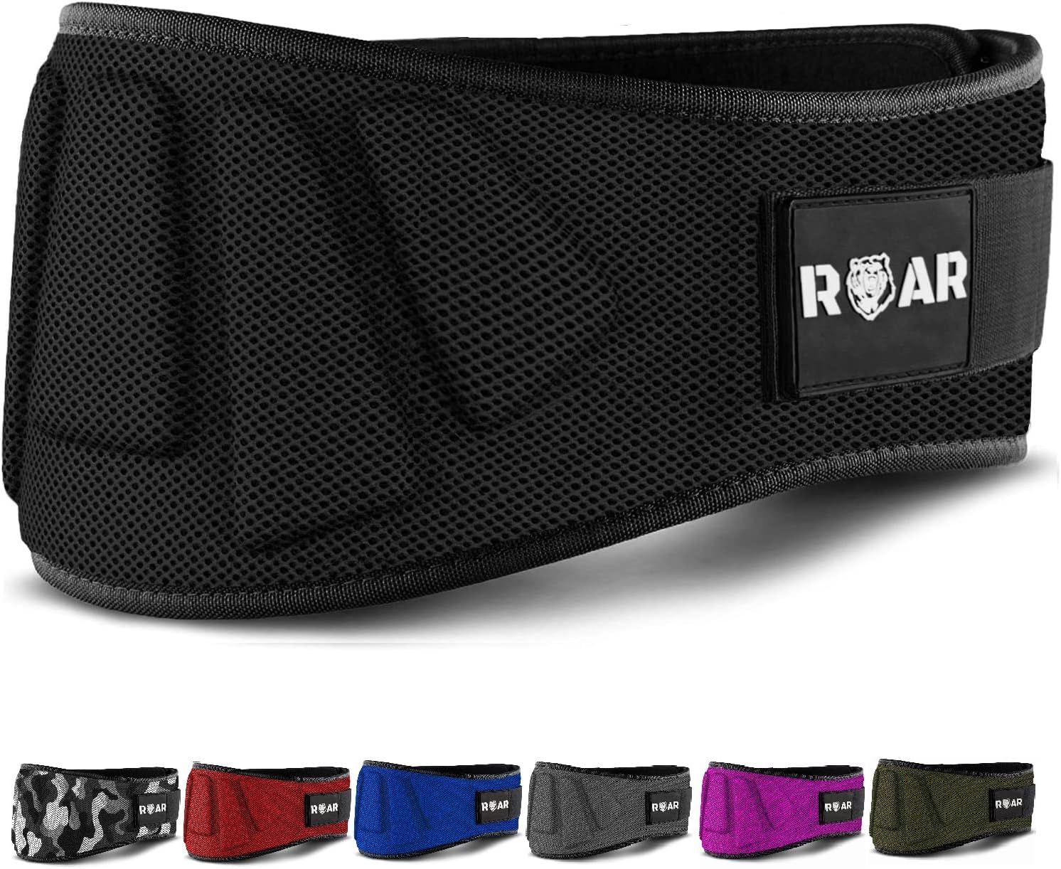 Roar® Weight Lifting Belt, Gym Belt, Powerlifting Belt, Lift Weight