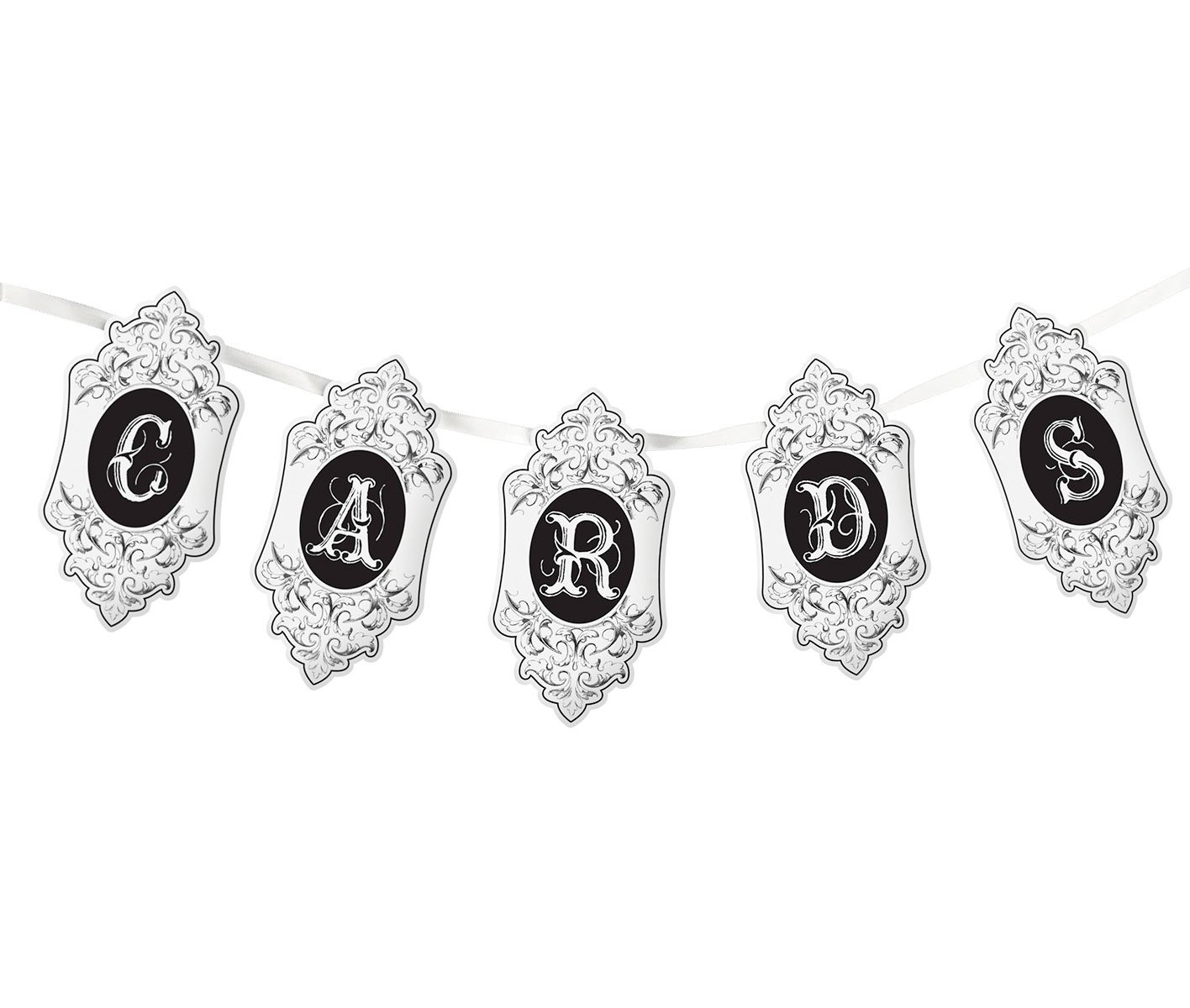 Lillian Rose Vintage Bunting for Wedding Card Box, Multicolor