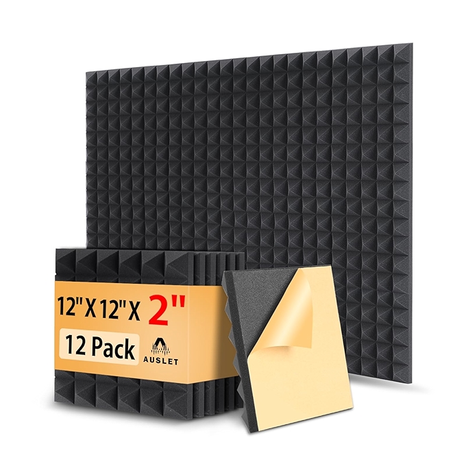 AUSLET自粘隔音泡沫板 - 高密度声学墙面板
