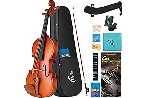 1/4 Violins for Beginners | Perfect for Kids & Adults | Comes...
