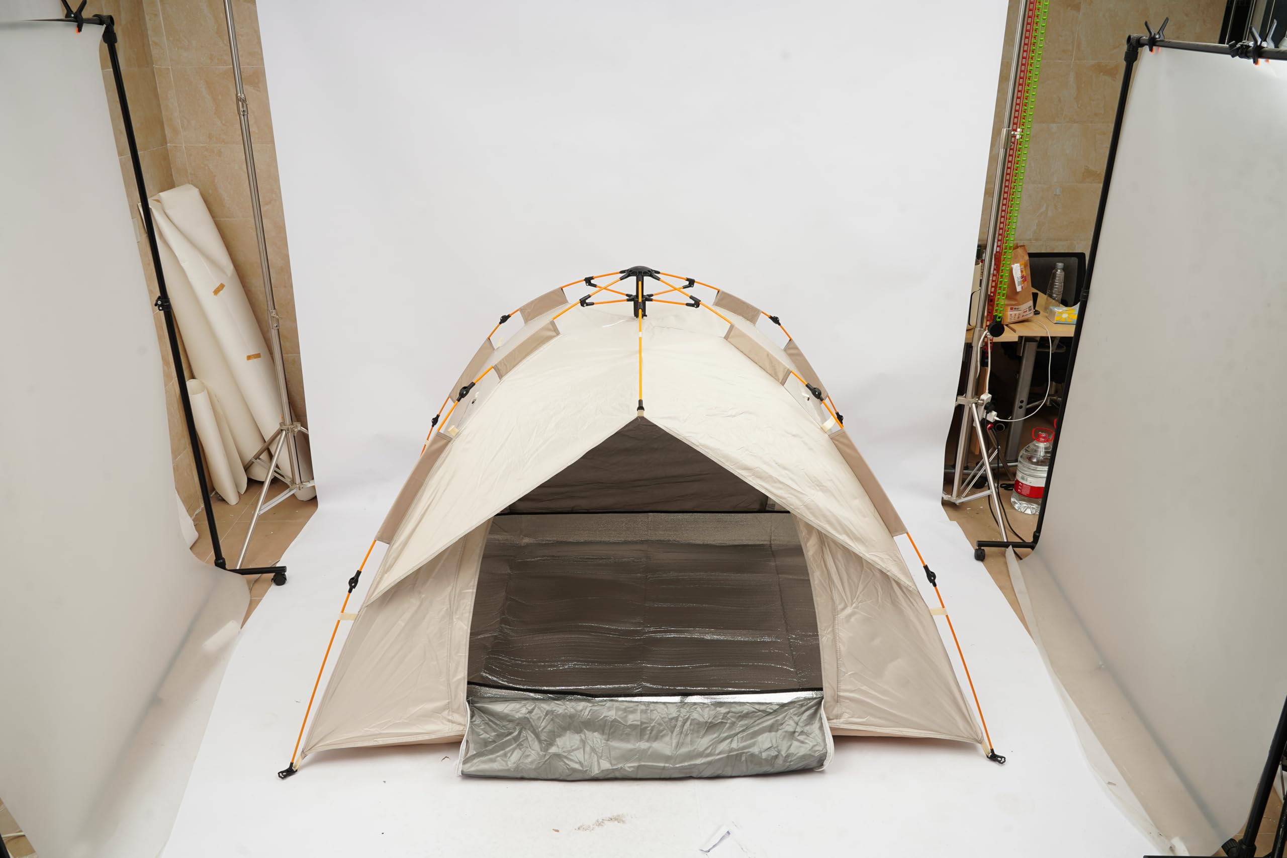 Tenda pop-up per 2-3 persone – Tenda da lancio automatica impermeabile con protezione UV UPF50+, montaggio rapido, tenda da spiaggia per campeggio e viaggi