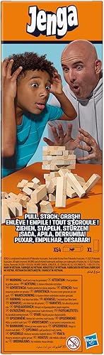 Miniatura 12 de Juego oficial de Hasbro Games Jenga  Troquel digital para 6 formas más de jugar  Juego original de bloques de madera  Torre de apilamiento  A partir