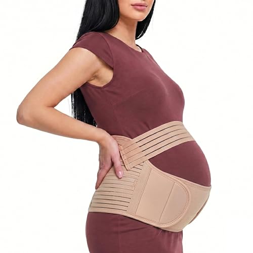 Sports Medica Maternity Belly Band for Pregnant Women - Pelvic Support Belt for Pregnancy - Adjustable Breathable Pregnancy Belly Band - Maternity Belt Support