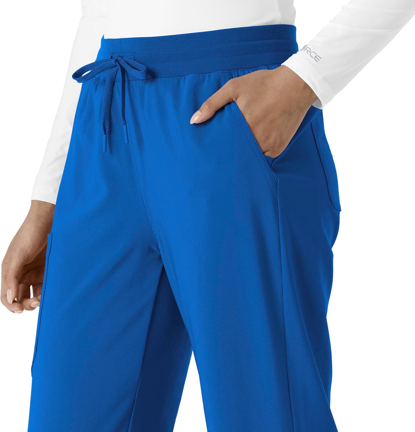 Force Cross-Flex Women's Boot Cut Scrub Pant Royal - Image 8